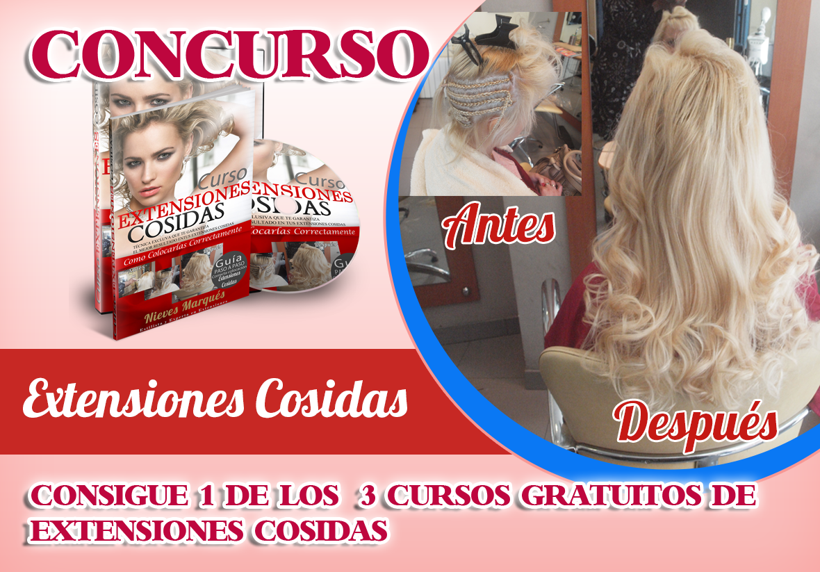 ***CONCURSO MUNDIAL CURSO EXTENSIONES COSIDAS***